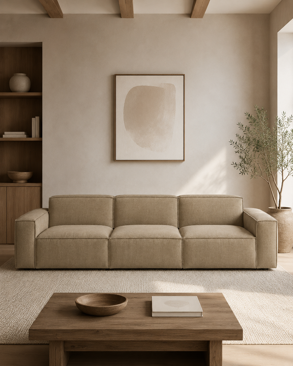 Farnham Fabric Sofa (4 Seater)