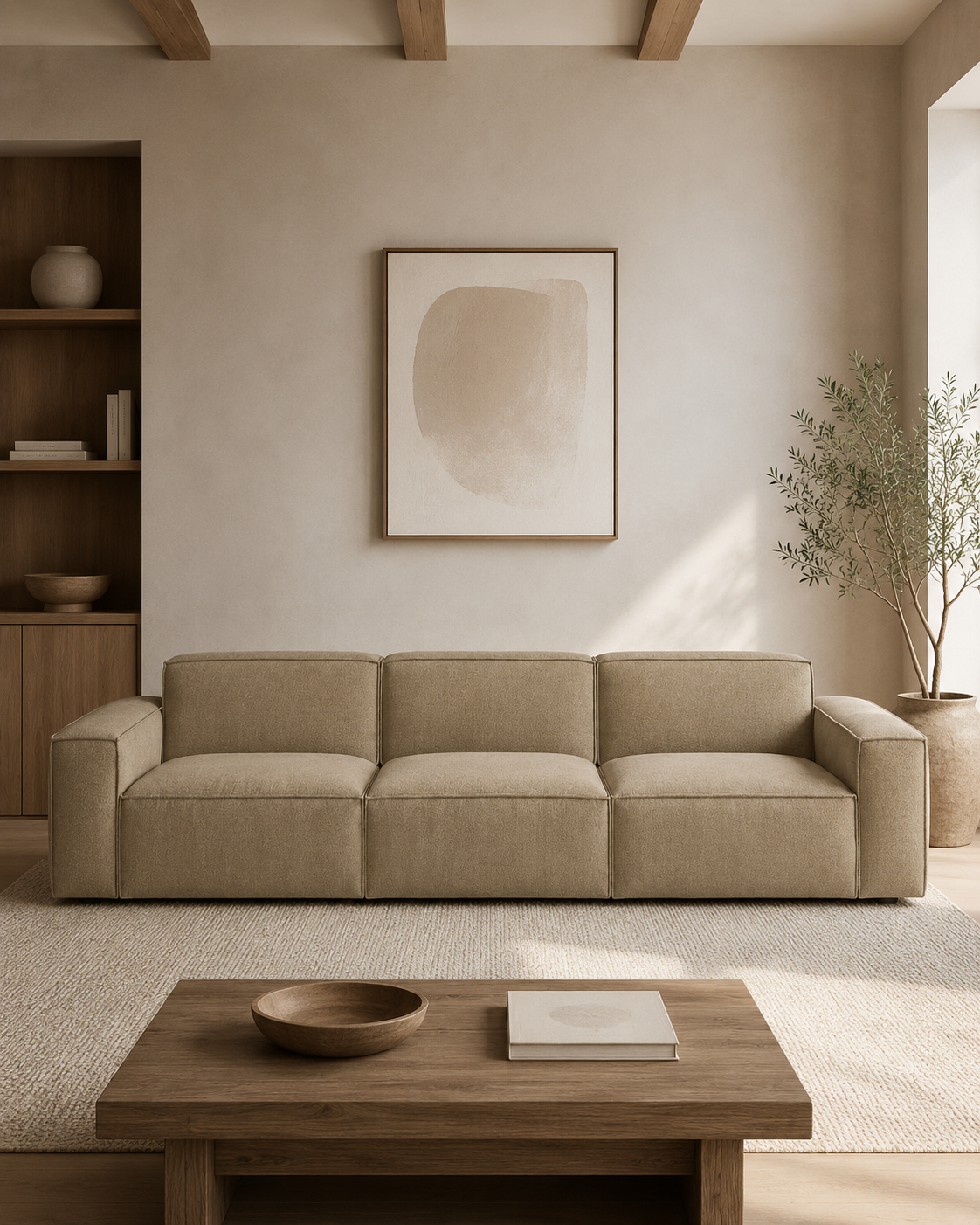 Farnham Fabric Sofa (4 Seater)