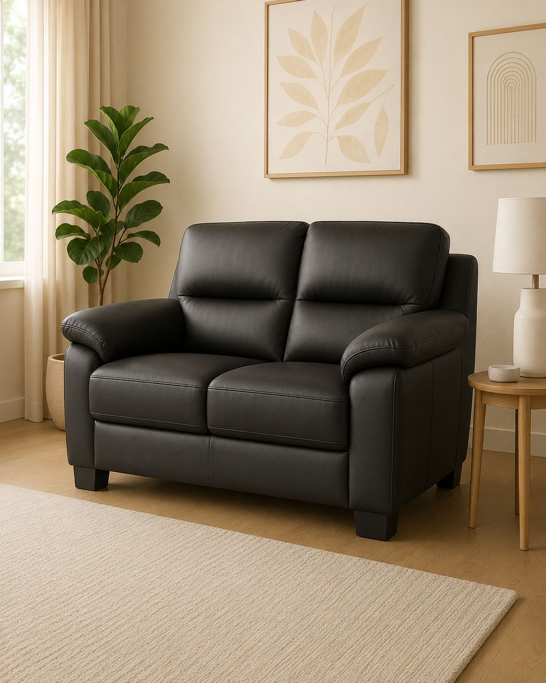 Dalton Genuine Leather Sofa