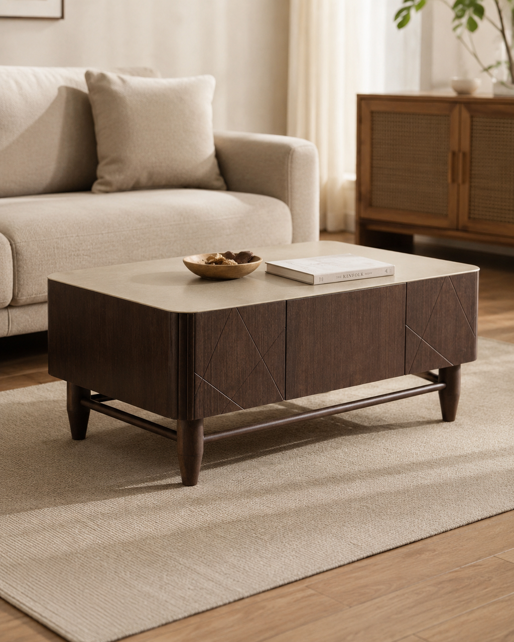 Larkin Wooden Coffee Table