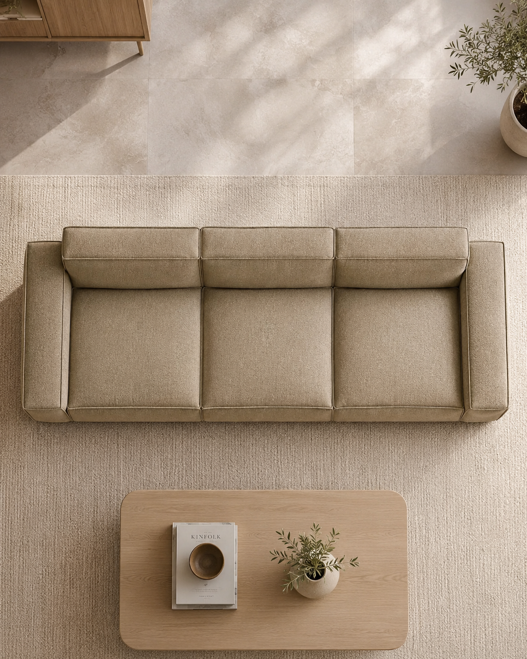 Farnham Fabric Sofa (4 Seater)