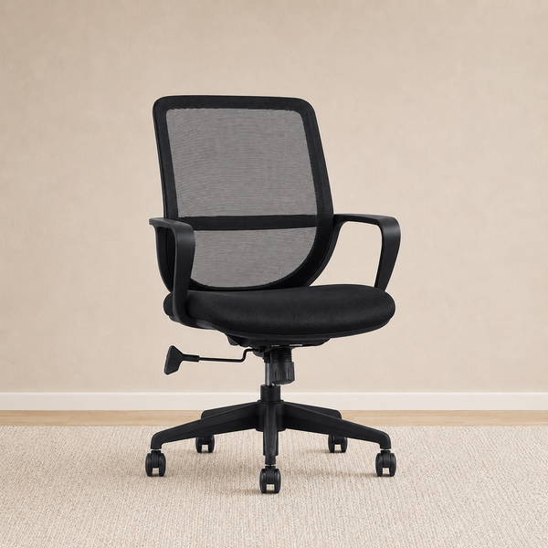 Celeste Black Mesh Office Chair