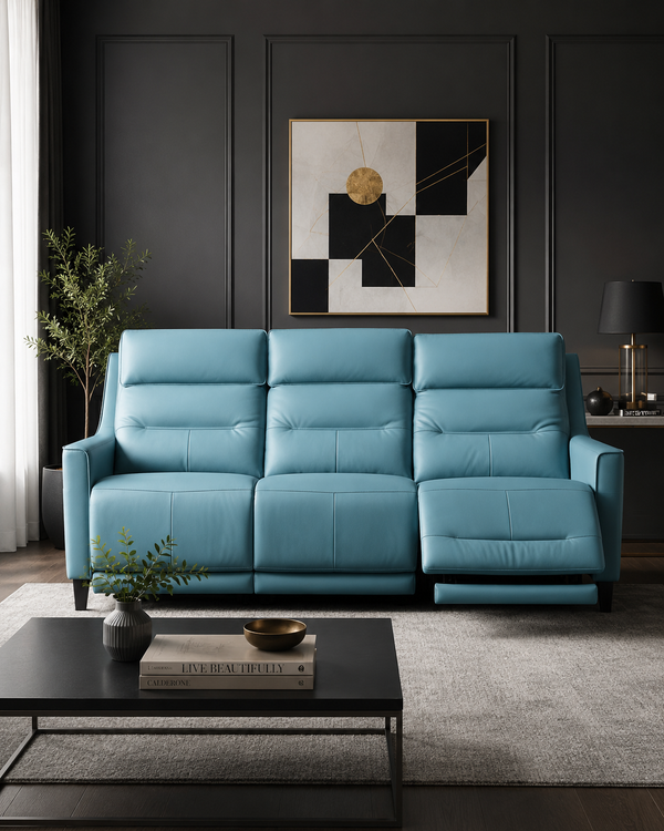 Lansdowne Genuine Leather Recliner Sofa