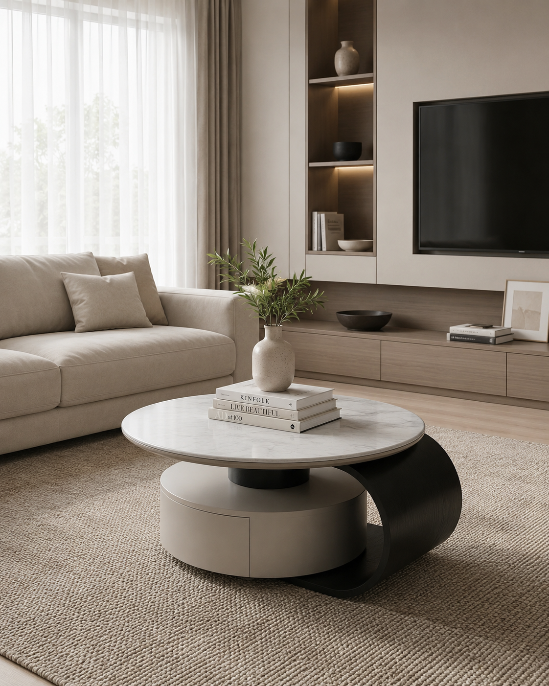 Arcus Stone Coffee Table