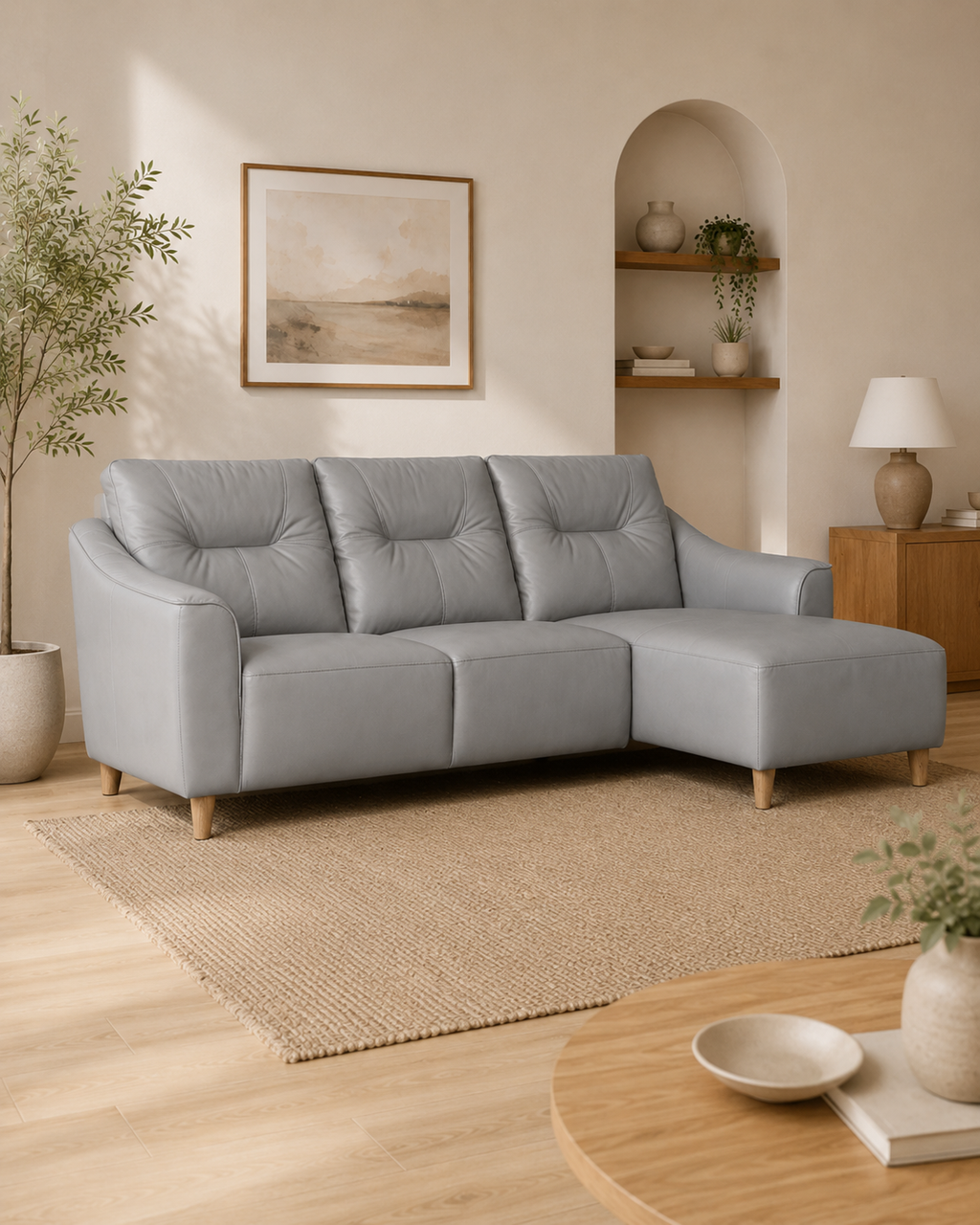 Wetherby Half Leather Sofa