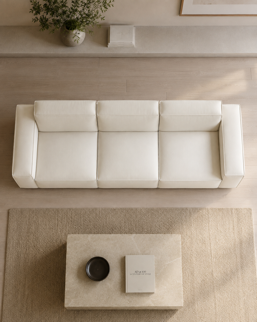 Farnham Premium Leather Sofa (4 Seater)