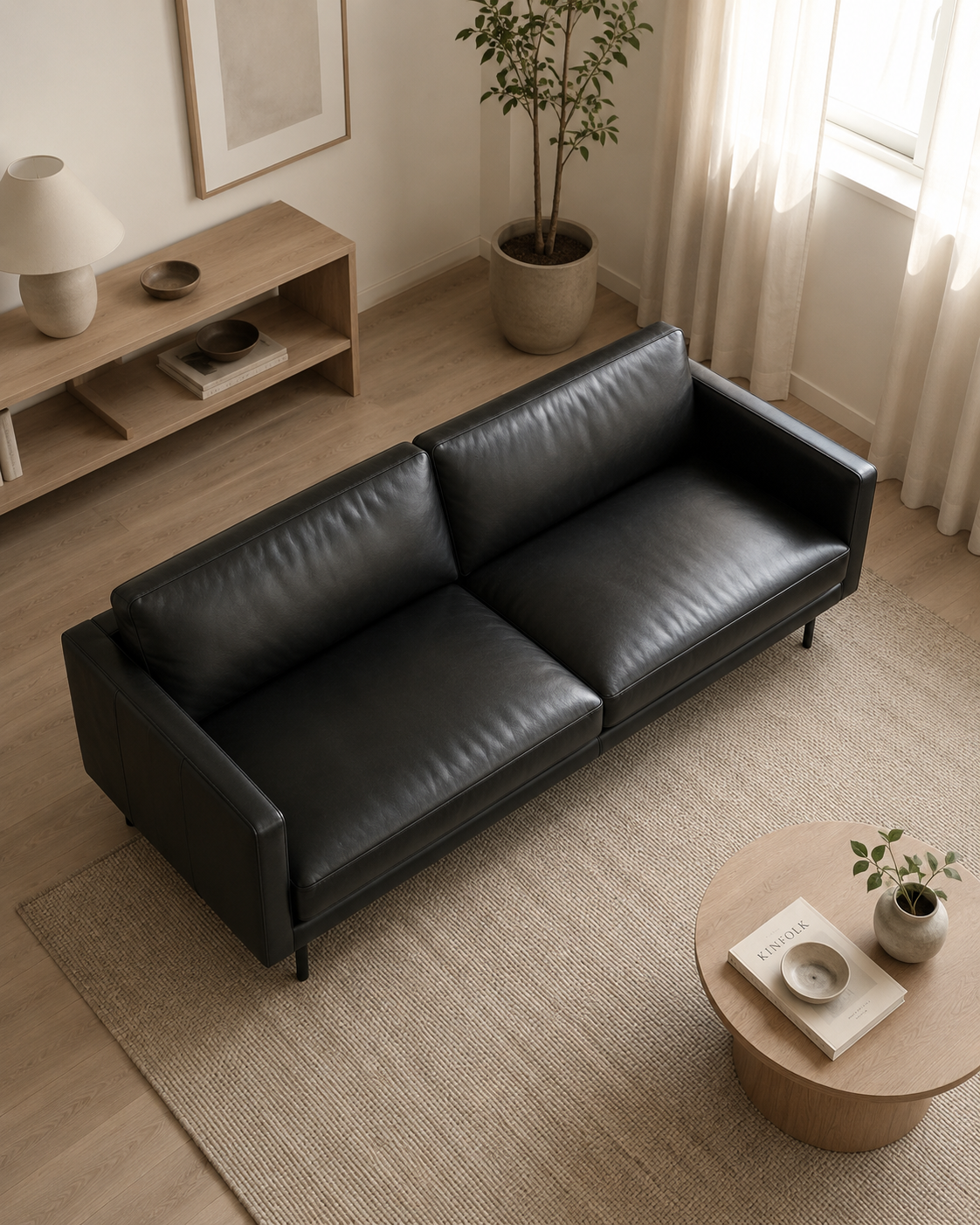 Varenna Leather Sofa