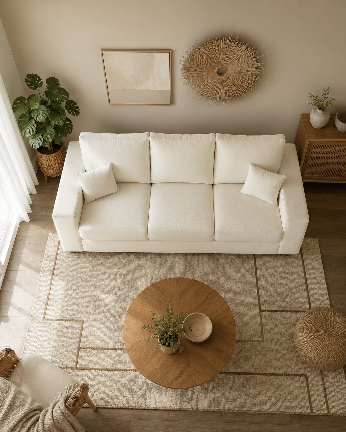 Aubren Fabric Sofa