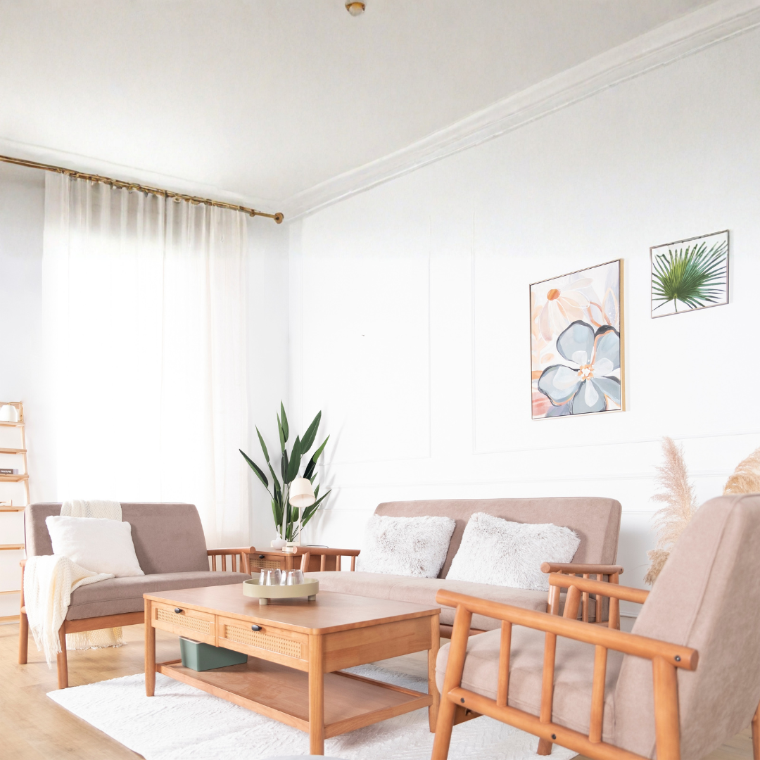 Qubine Wooden Sofa