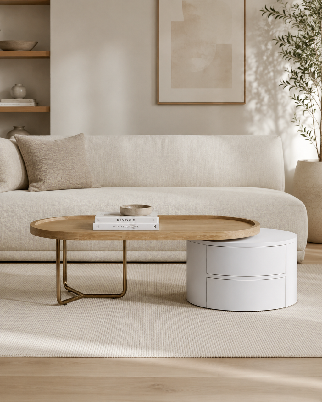 Amara Wooden Storage Coffee Table