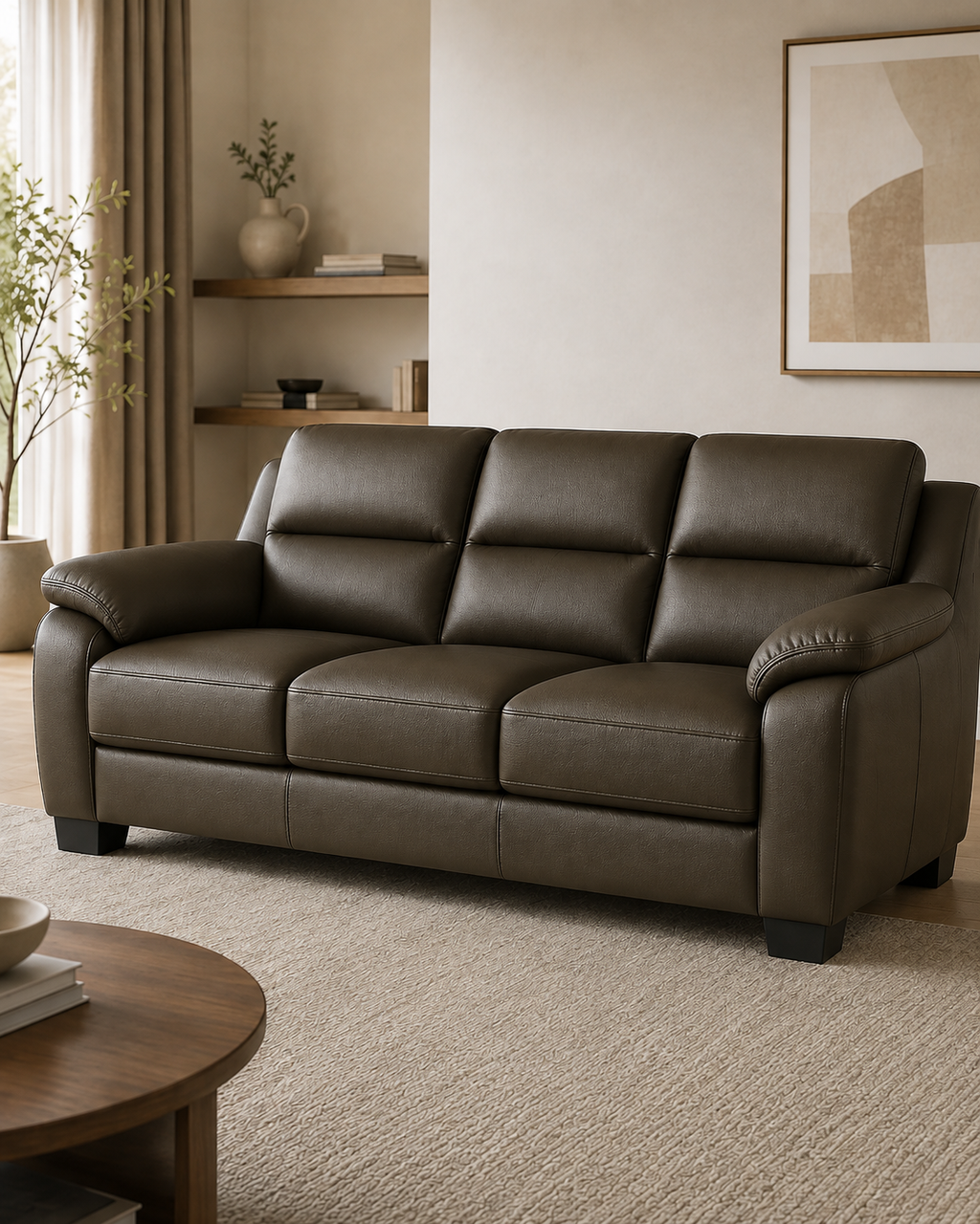 Dalton Genuine Leather Sofa