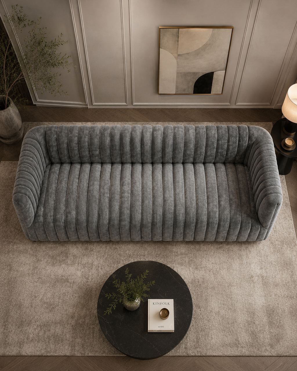 Kingswell Velvet Sofa