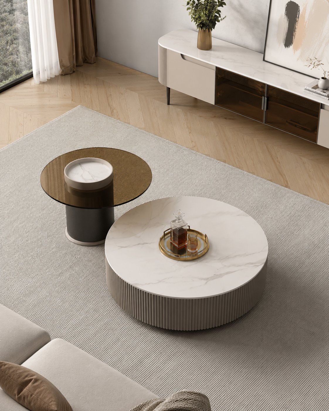 Cressa Sintered Stone Coffee Table