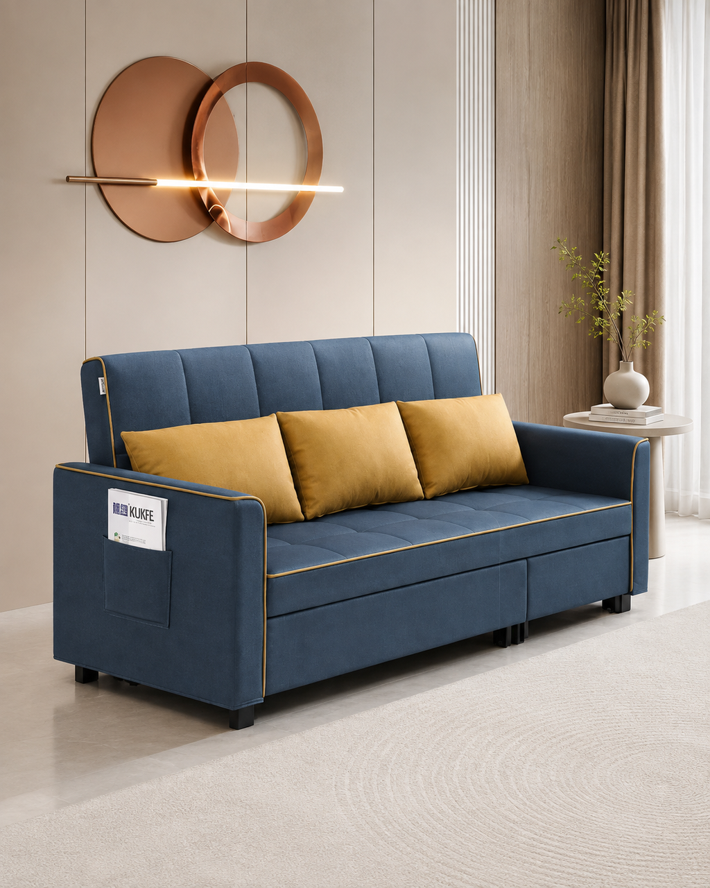 Calderis Fabric Sofa Bed