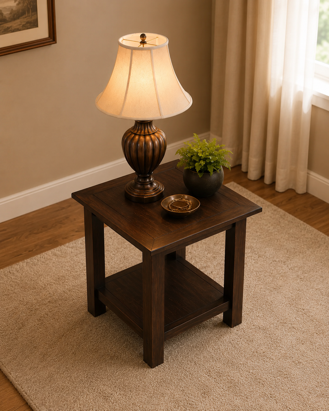 Harlan Wooden Side Table
