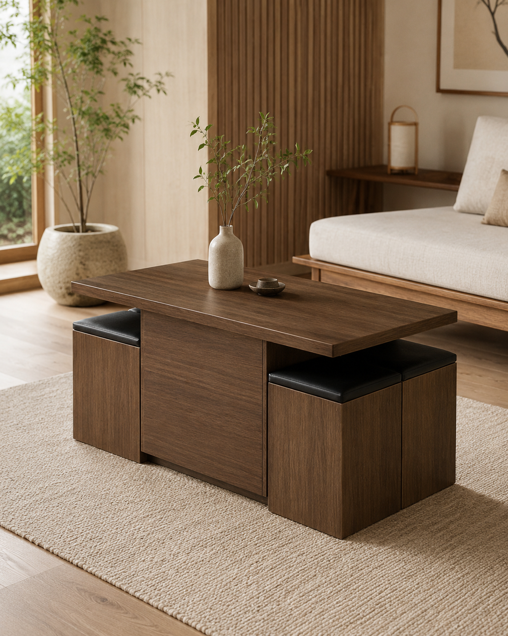 Lennox Wooden Storage Coffee Table