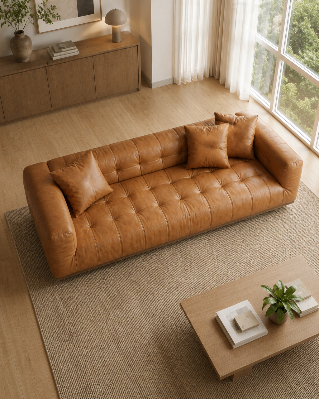 Solara Leather Sofa