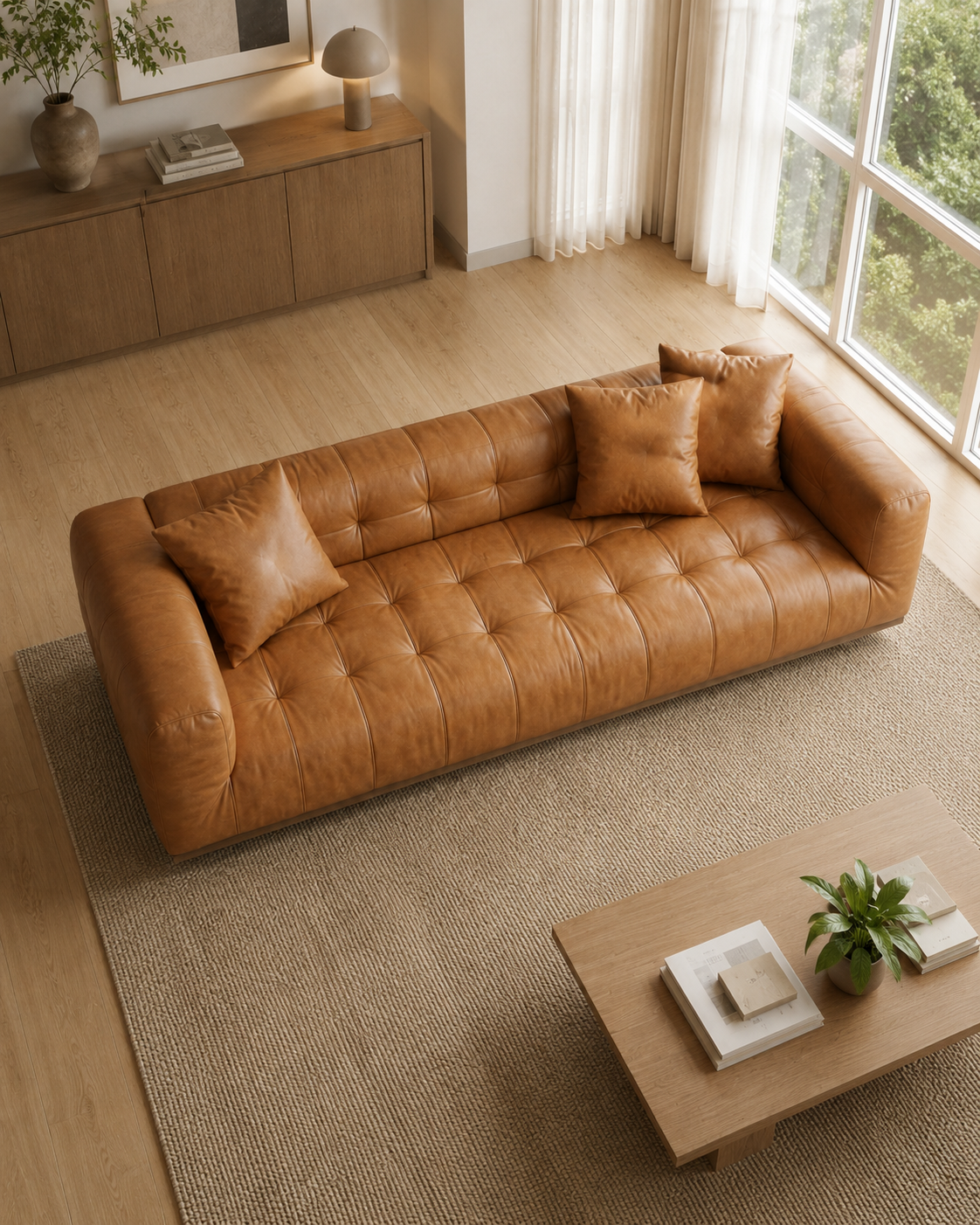 Solara Leather Sofa