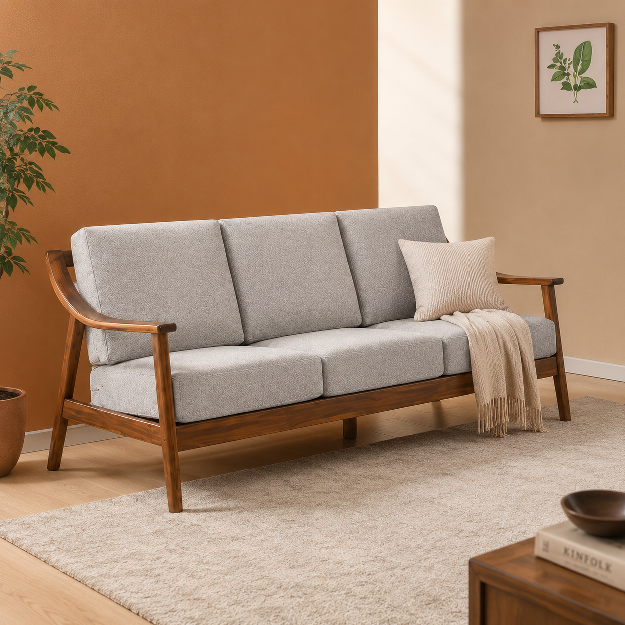 Ravelin Wooden Sofa