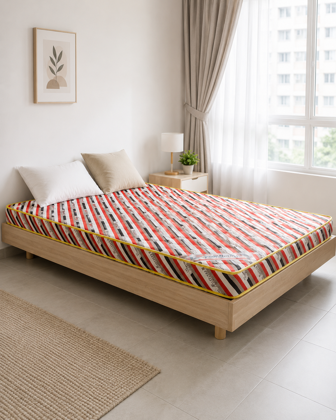 Stria Single Foam Mattress