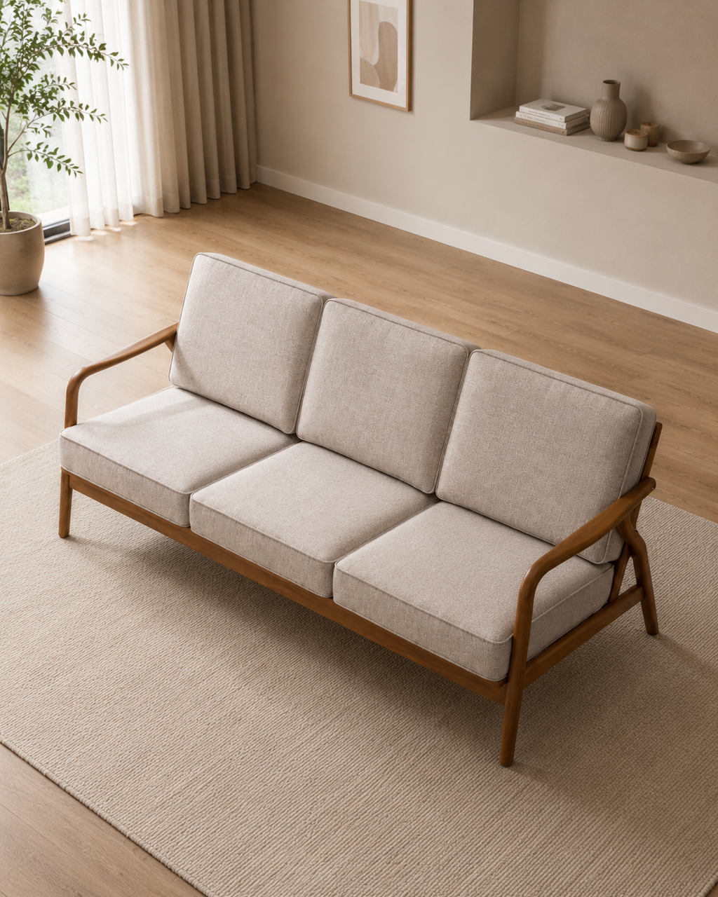 Lindor Wooden Sofa