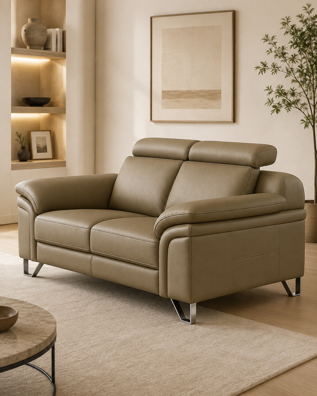 Moreland Genuine Leather Sofa