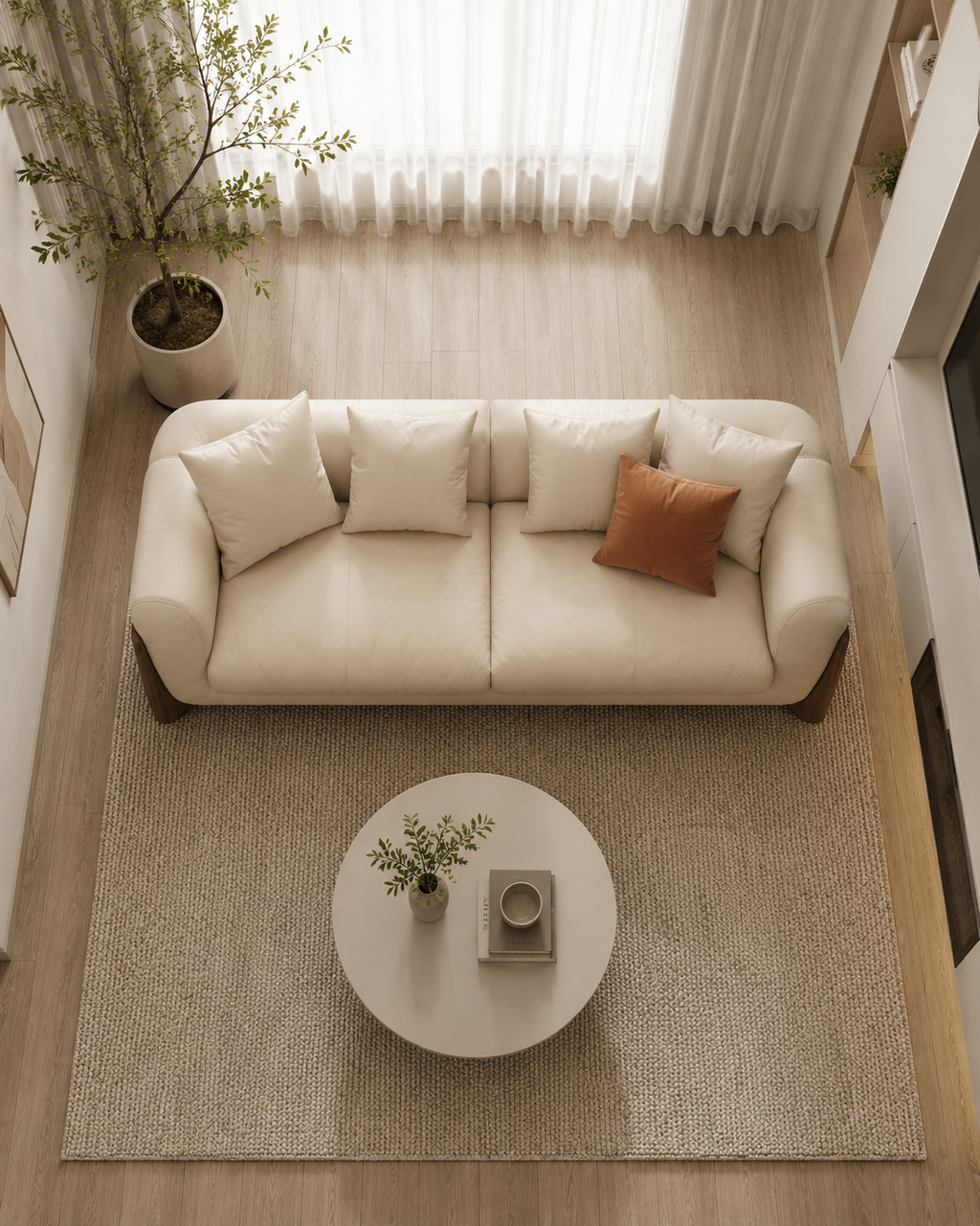 Talia Leather Sofa