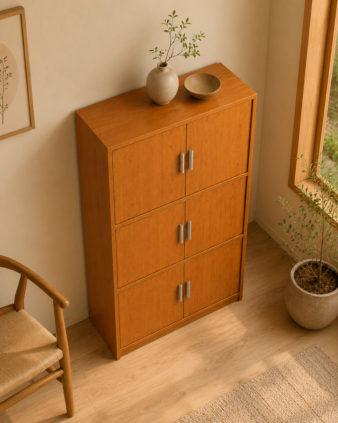Sienna Cherry Storage Cabinet