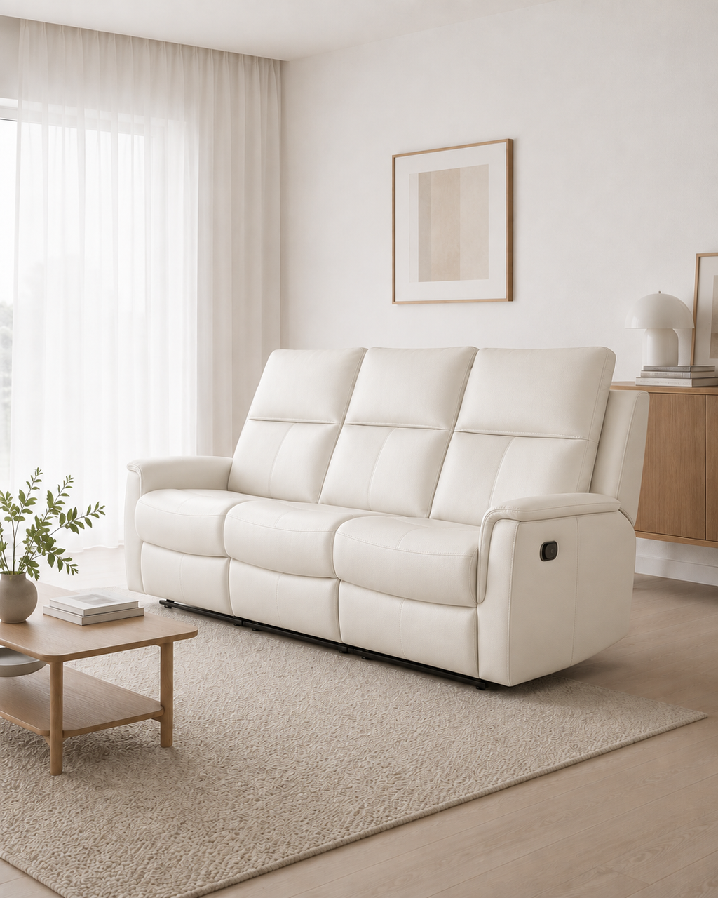 Sherborne Genuine Leather Recliner Sofa