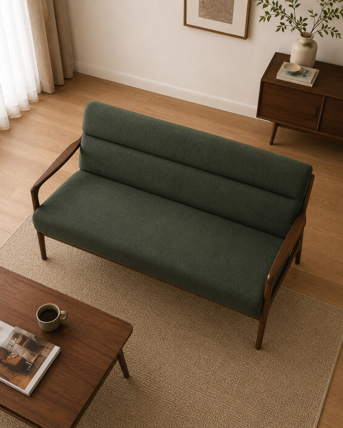 Merrick Wooden Sofa