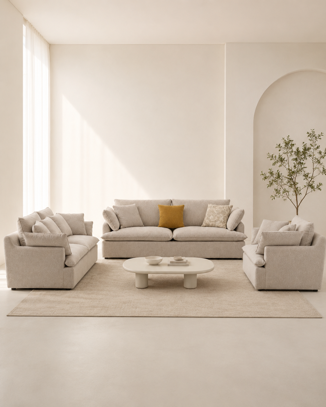 Evrane Fabric Sofa