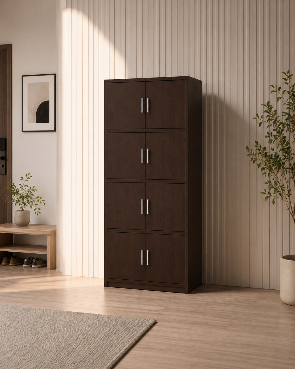 Kairo Walnut Storage Cabinet