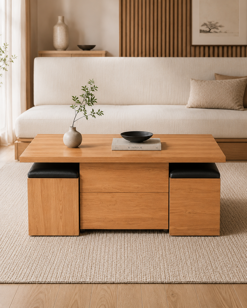 Lennox Wooden Storage Coffee Table