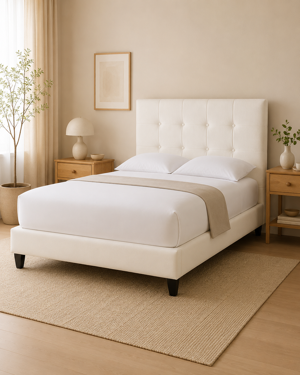 Mila Faux Leather Bed Frame