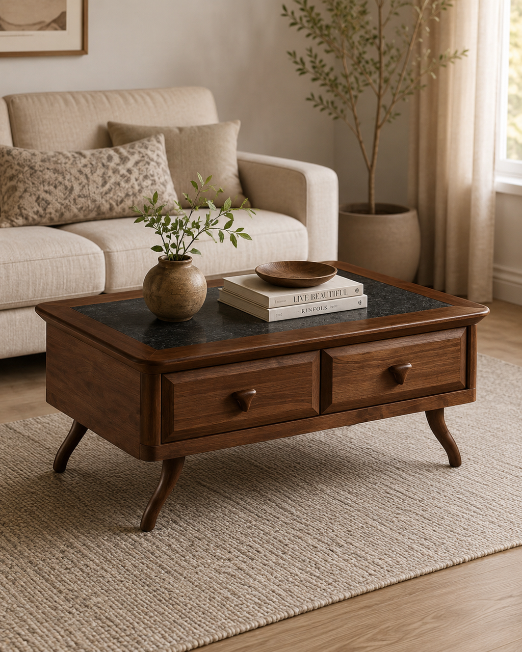Arbor Lavastone Coffee Table