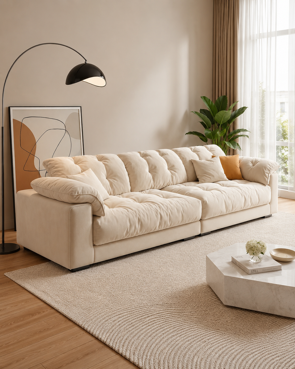Lumiere Fabric Sofa