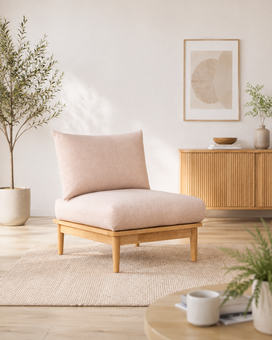 Norbury Wooden Storage Sofa