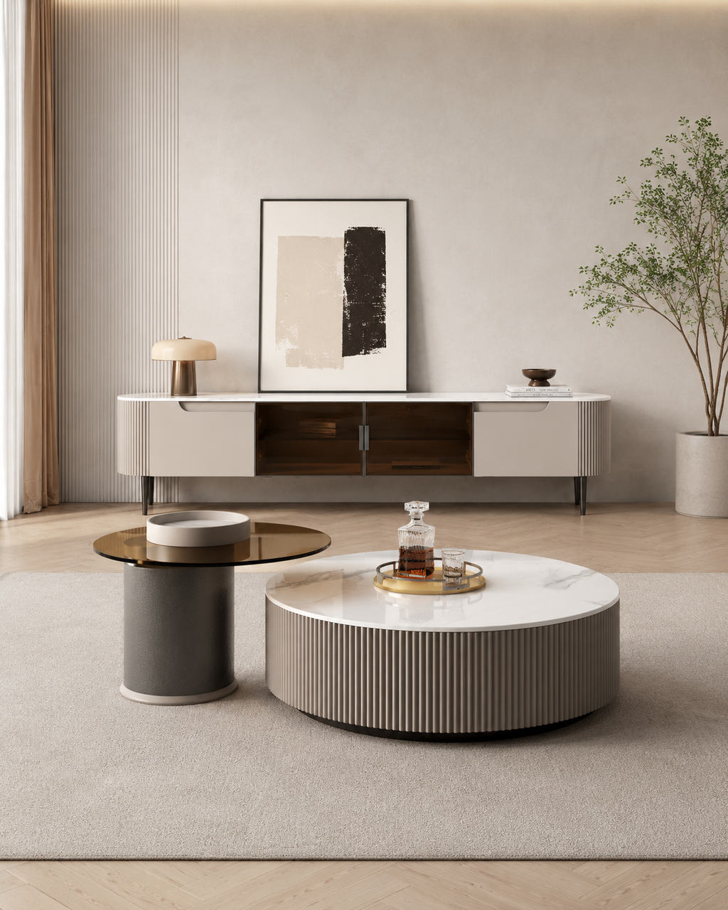 Cressa Sintered Stone Coffee Table