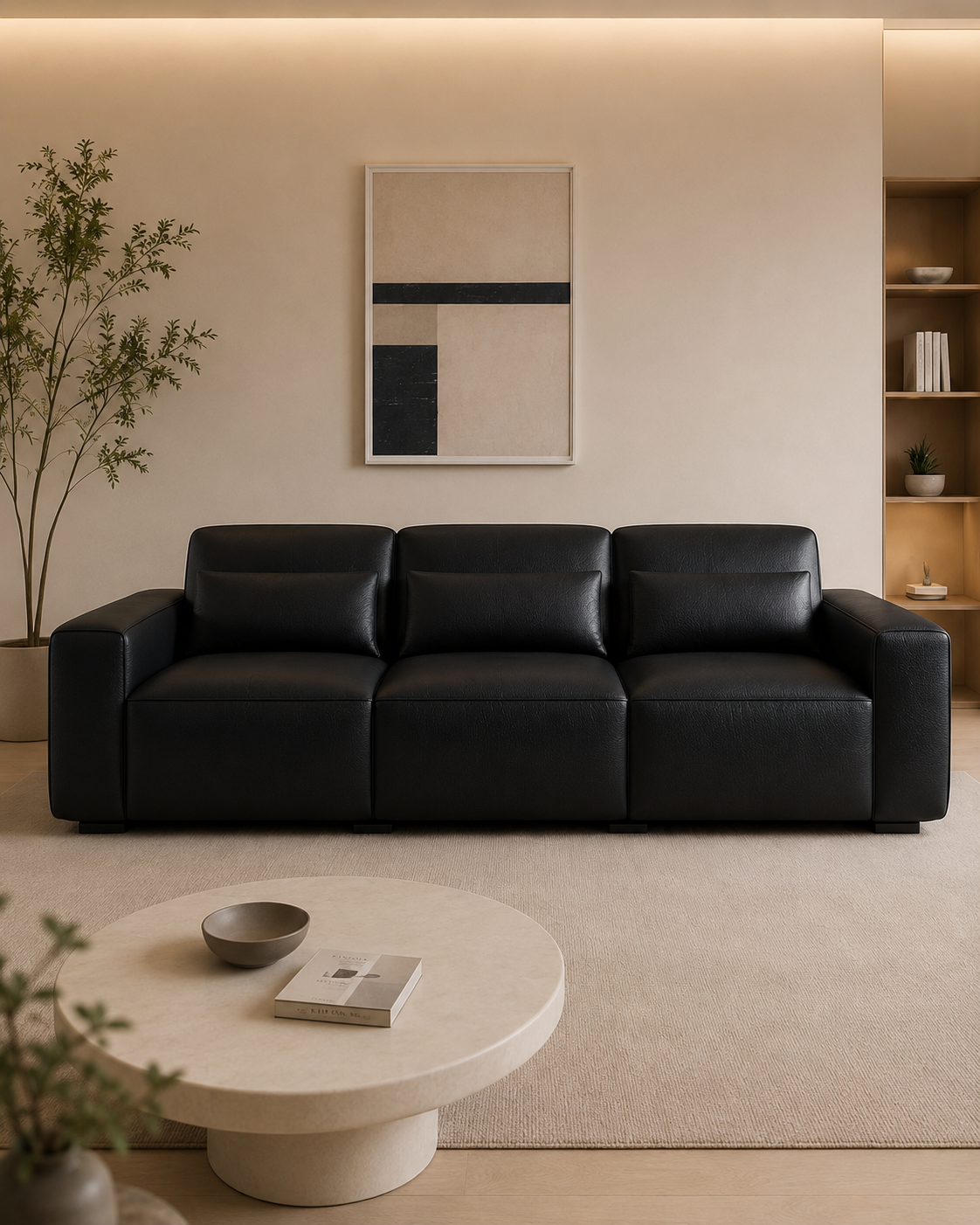 Vesper Genuine Leather Sofa