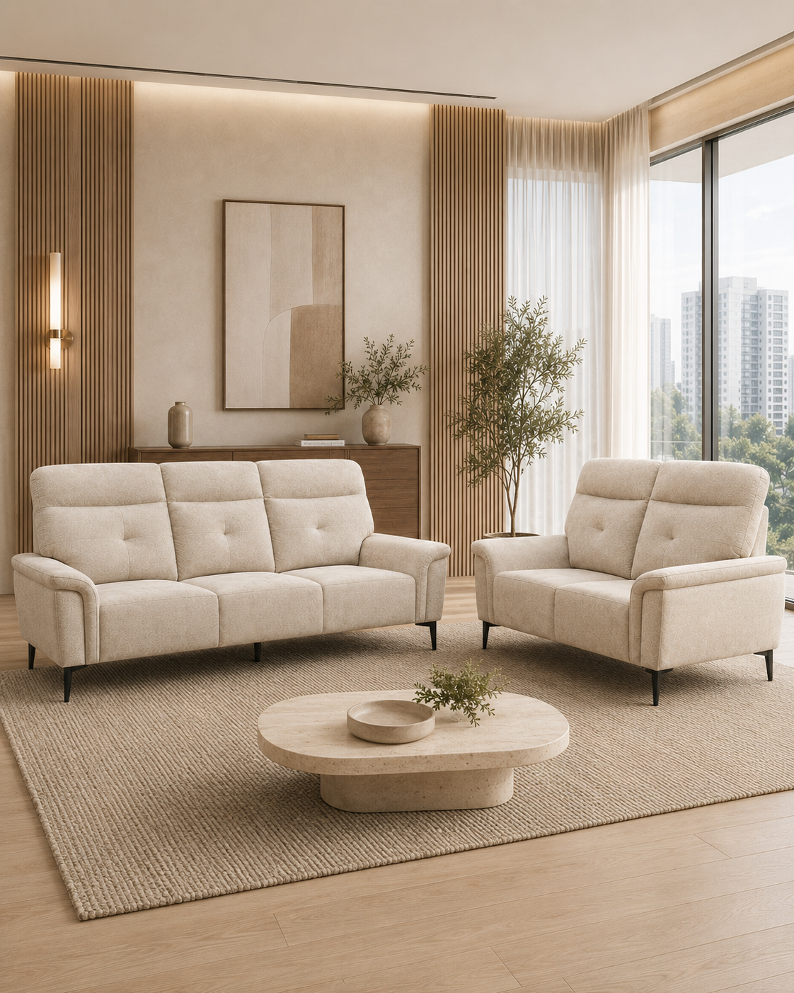 Orla Fabric Sofa Set