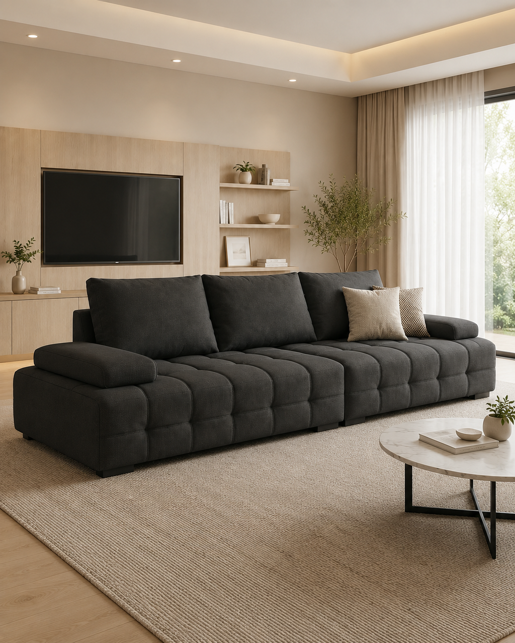 Sable Fabric Sofa