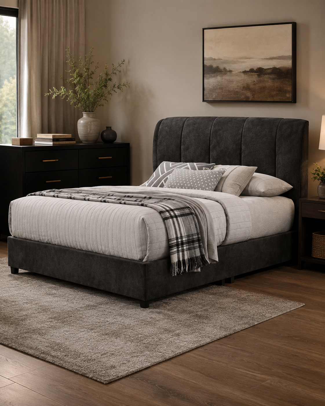 Baby SV Velvet Fabric Bed Frame