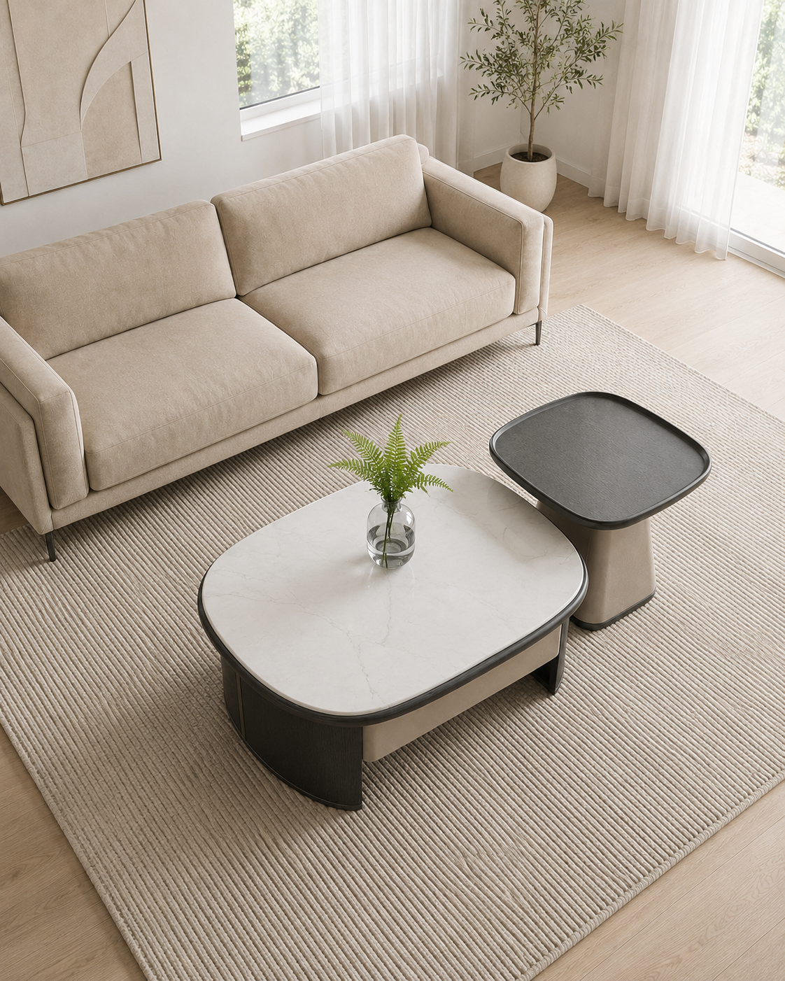 Aven Stone Coffee Table