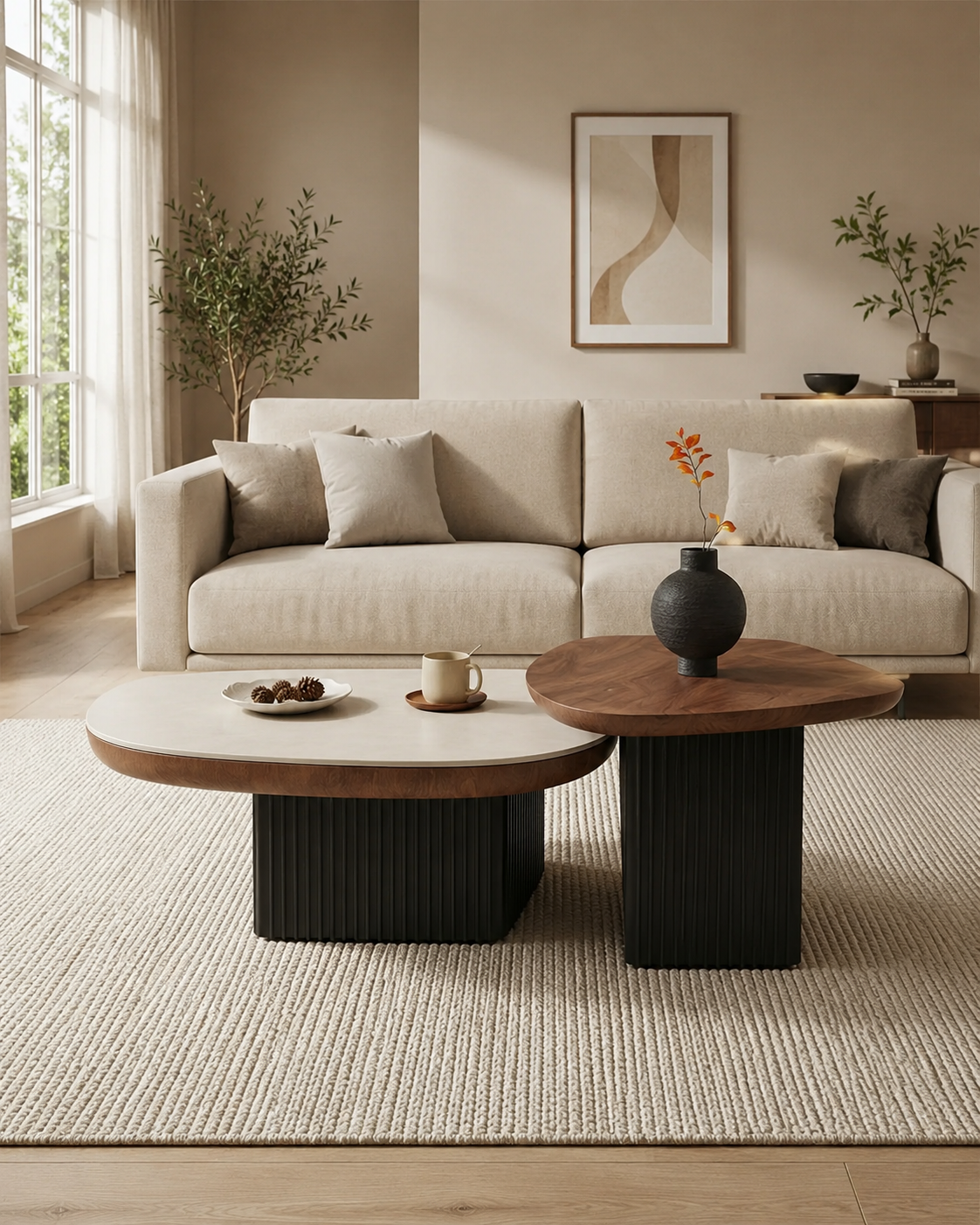 Senna Stone Coffee Table