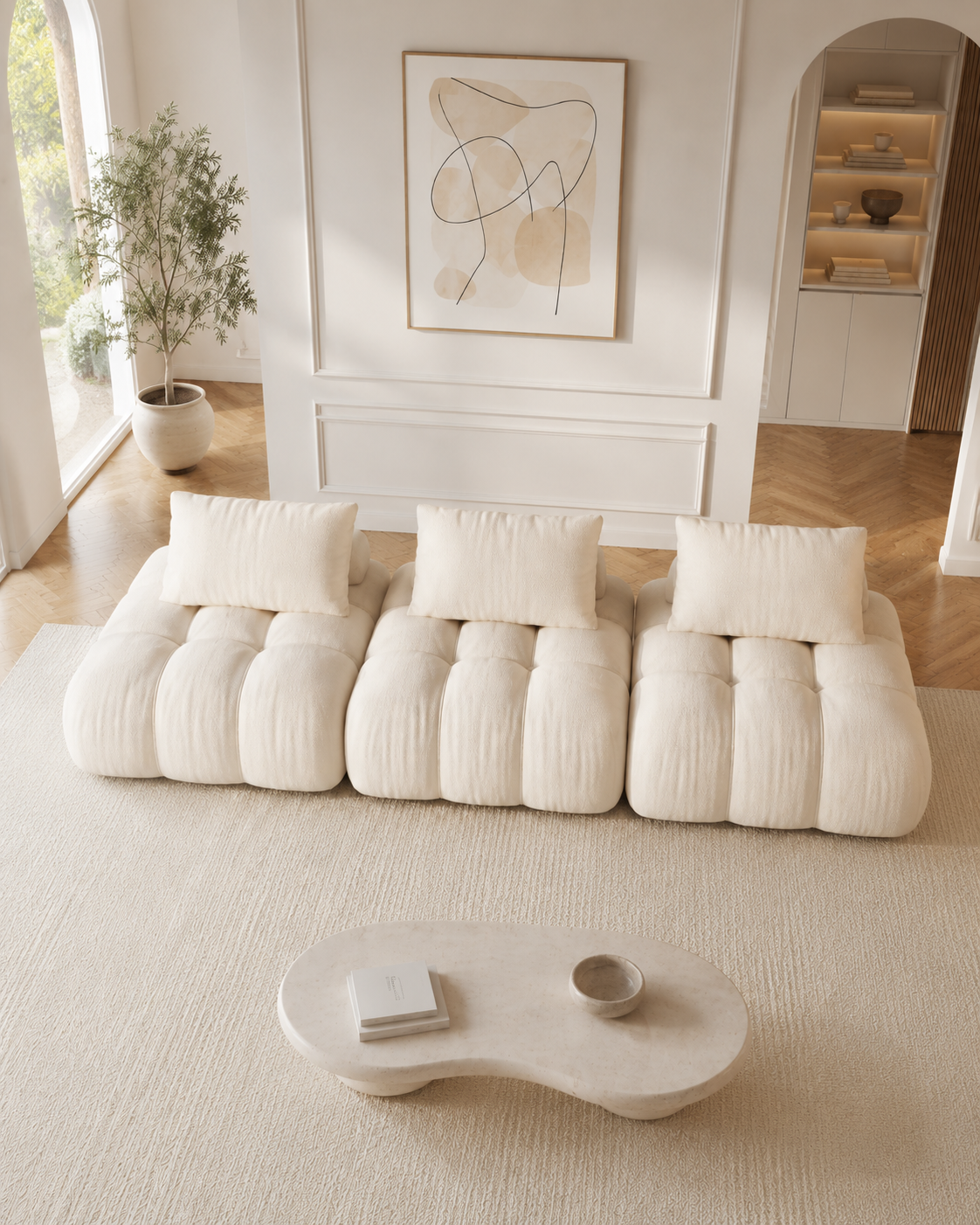 Lumi Fabric Modular Lounge Sofa