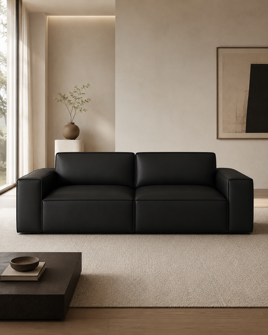 Farnham Premium Leather Sofa