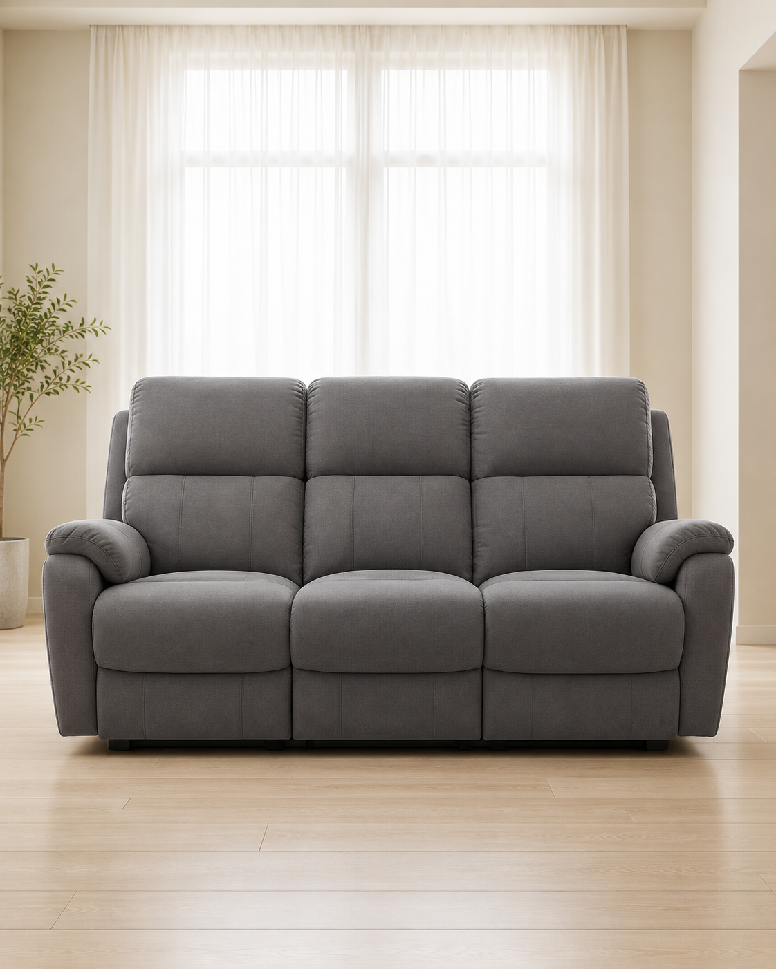 Keaton Fabric Recliner Sofa