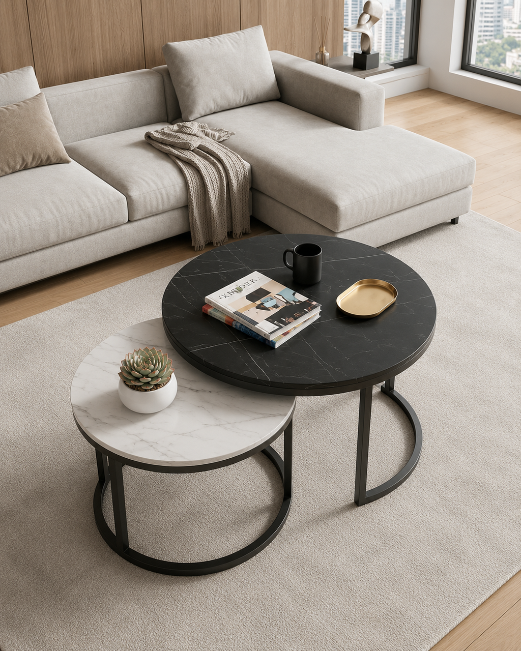 Lyra Sintered Stone Coffee Table
