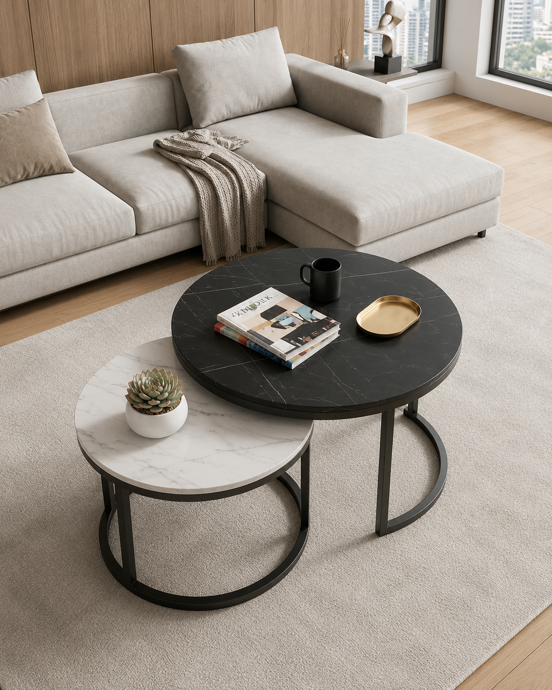 Lyra Sintered Stone Coffee Table
