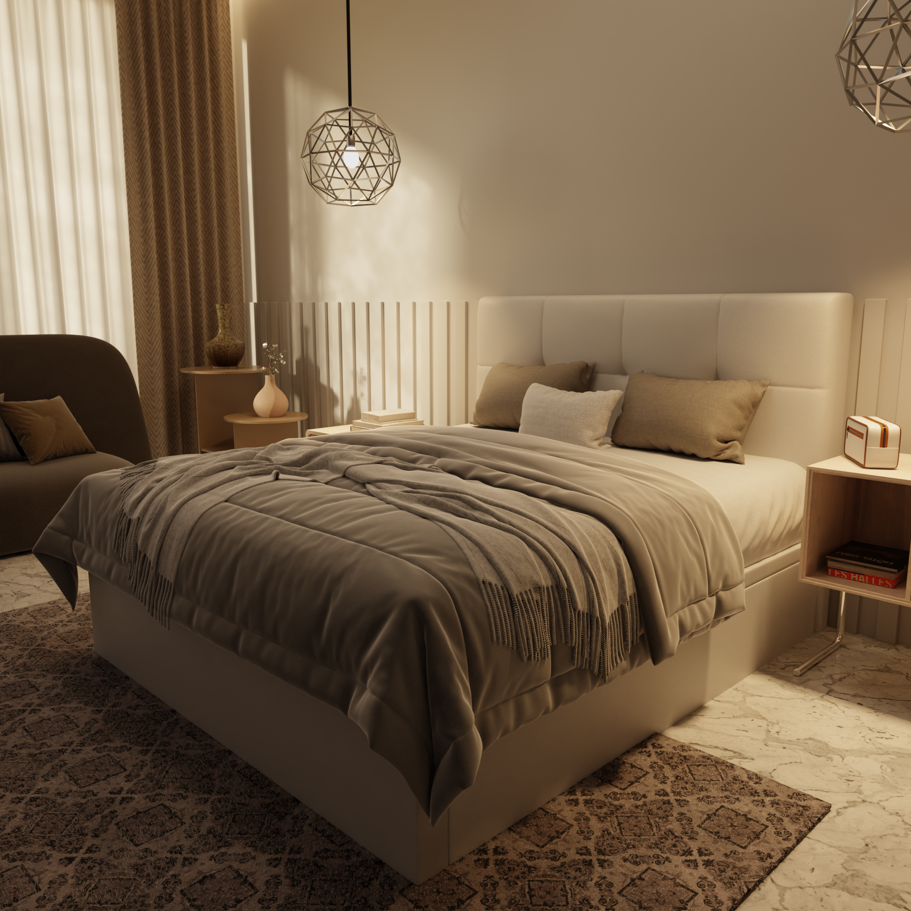Koane Genuine Leather Storage Bed (Gas Lift) by Esteller